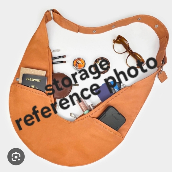 Sash Bag VEGAN Leather Black And Brown Cross Body Bag Travel Pockets - Picture 5 of 5